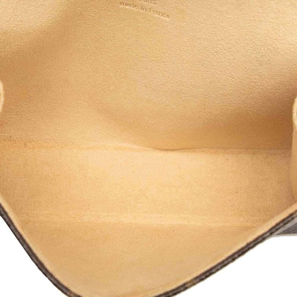 LOUIS VUITTON Authentic Brown Monogram Leather Pochette Hobo Bag - Picture 4 of 7